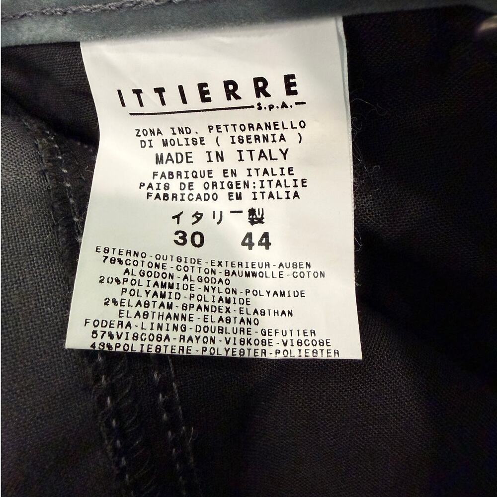 VERSACE Jeans Couture Gray Sueded Moleskin Pants 30 NWT Vintage Ittierre - Picture 10 of 10